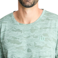 Polera Hombre Deportiva Wilson Camuflaje Verde L