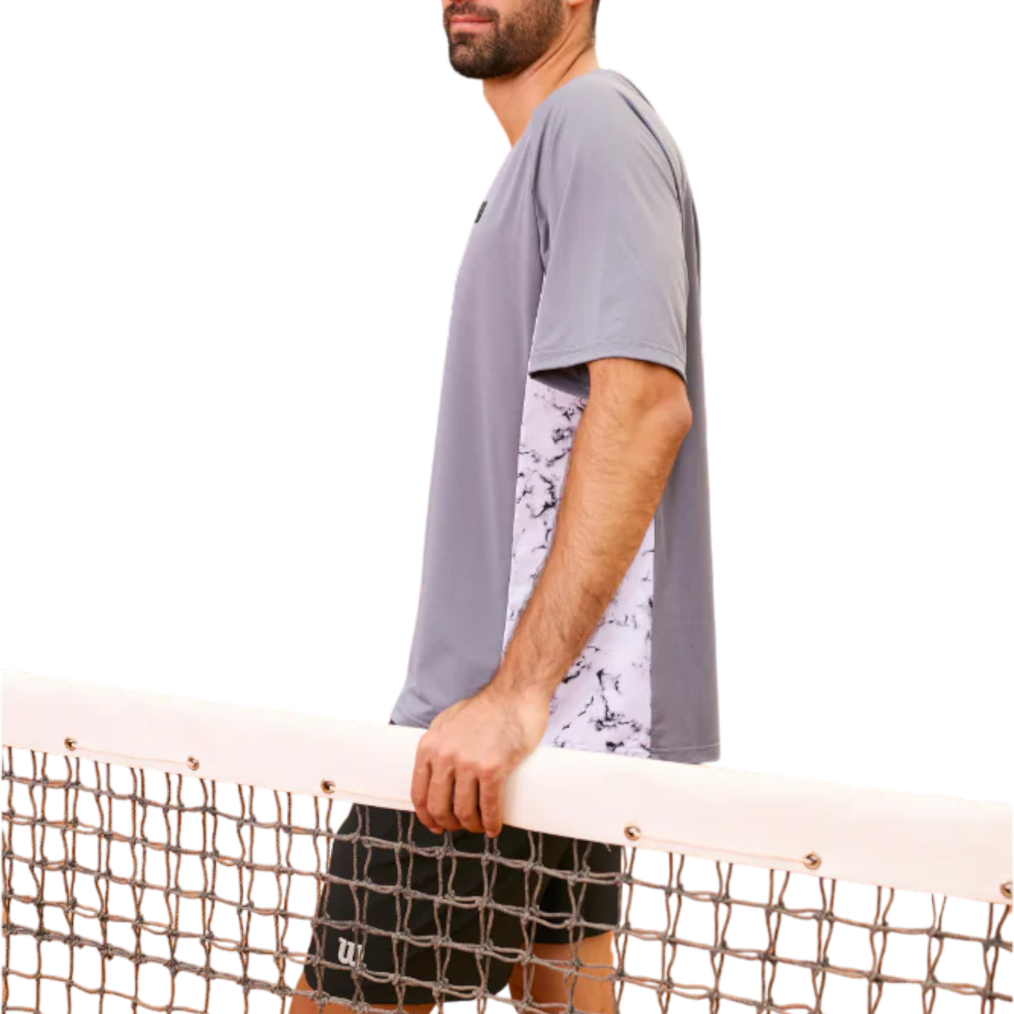 Polera Hombre Deportiva Wilson Gris L