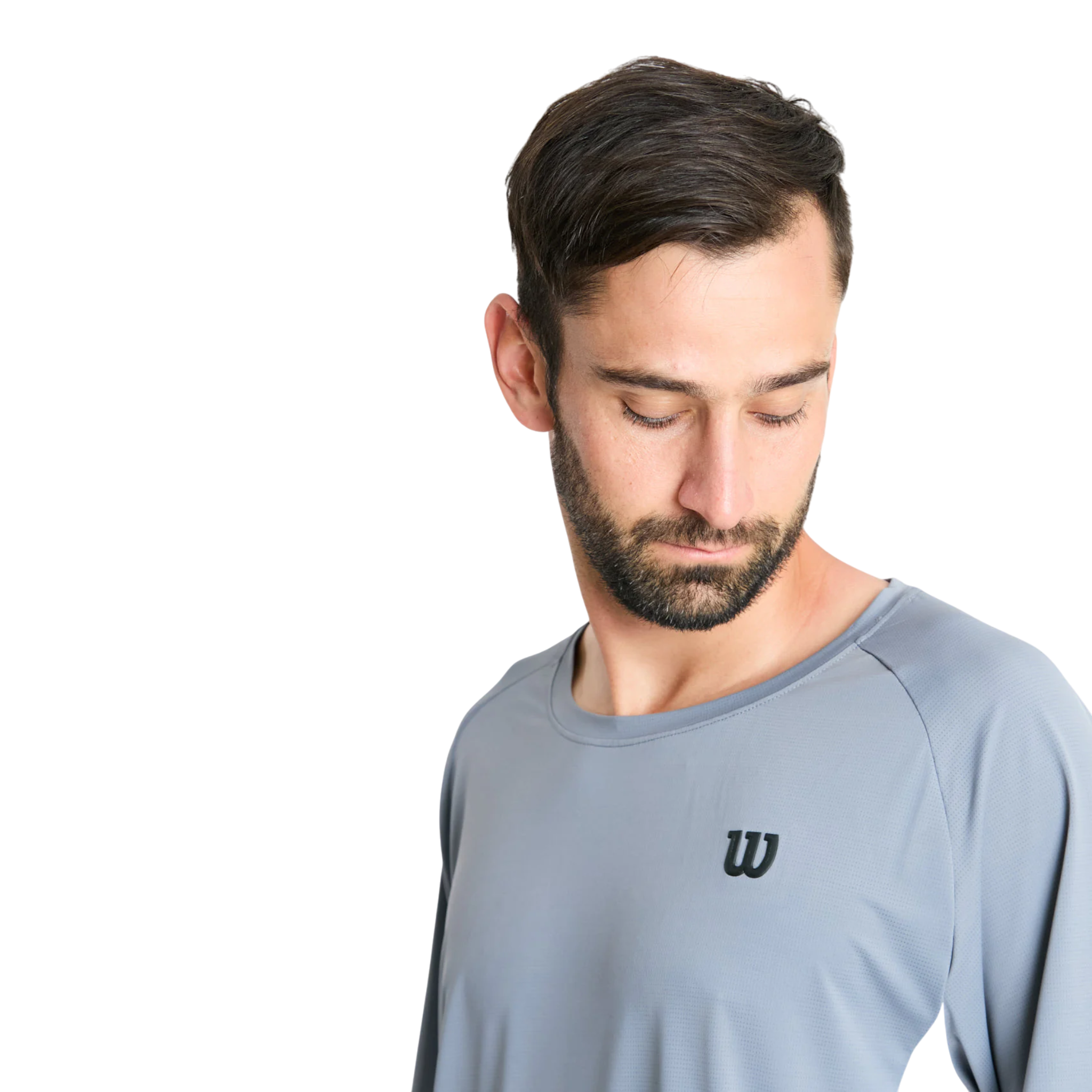 Polera Hombre Deportiva Wilson Gris L