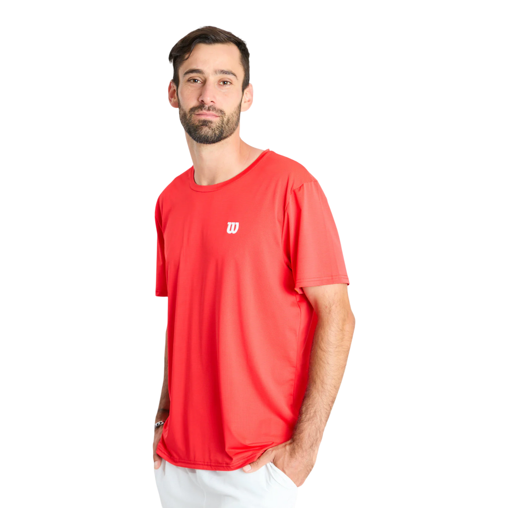 Polera Hombre Deportiva Wilson Red L