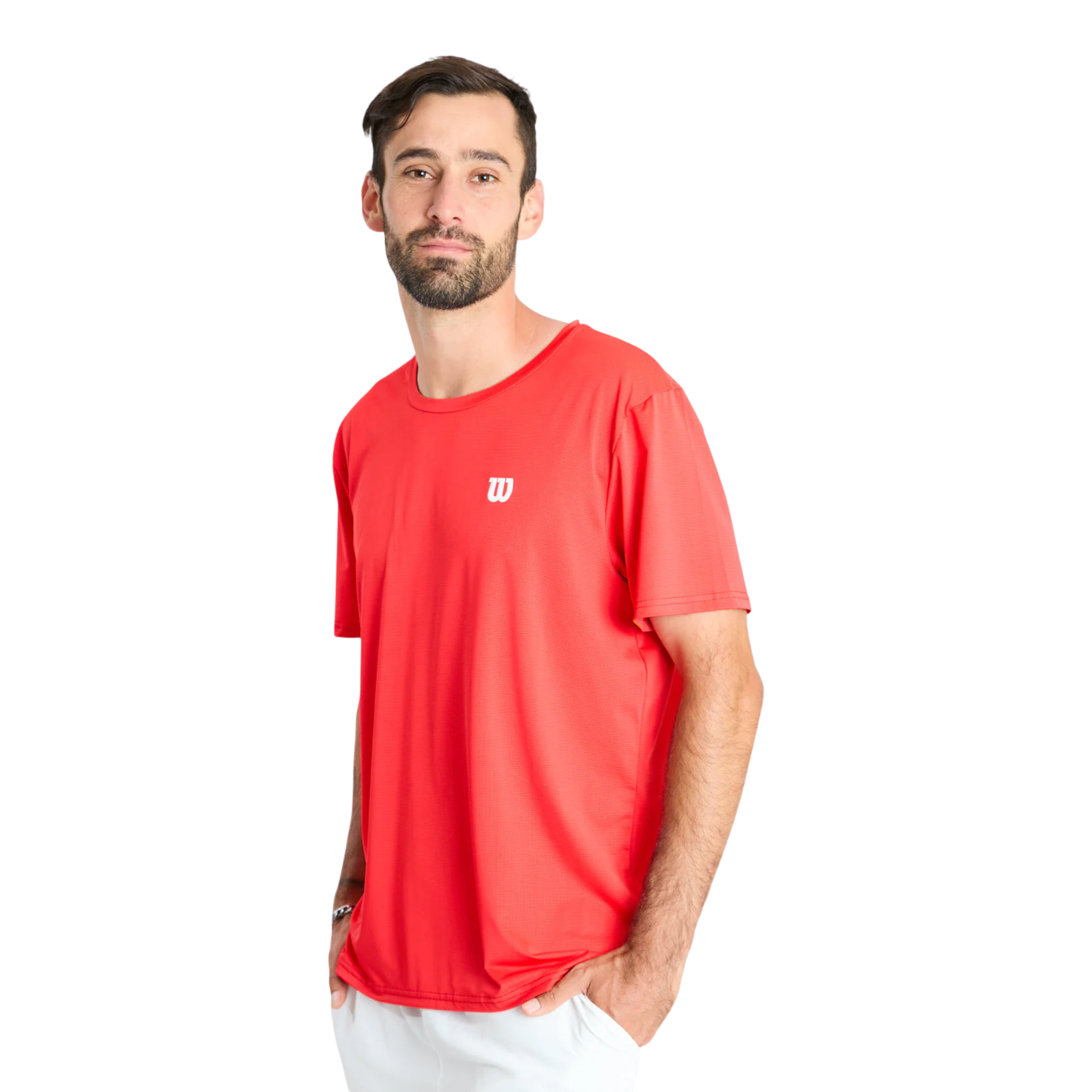 Polera Hombre Deportiva Wilson Red L