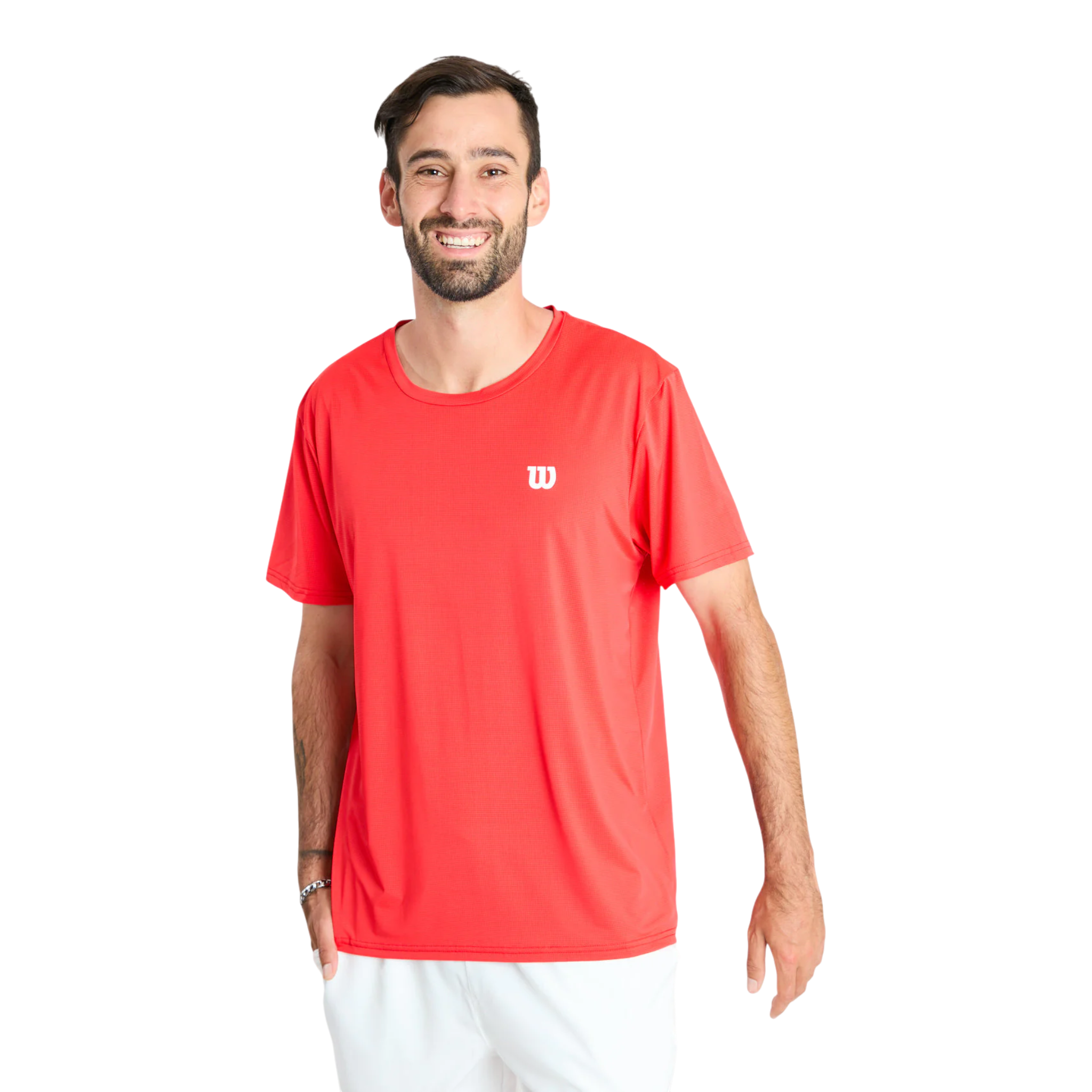 Polera Hombre Deportiva Wilson Red L