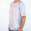 Polera Hombre Deportiva Wilson Strong Fit Blanca Camuflaje M