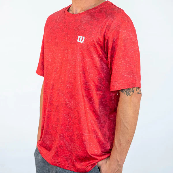 Polera Hombre Deportiva Wilson Strong Fit Roja M