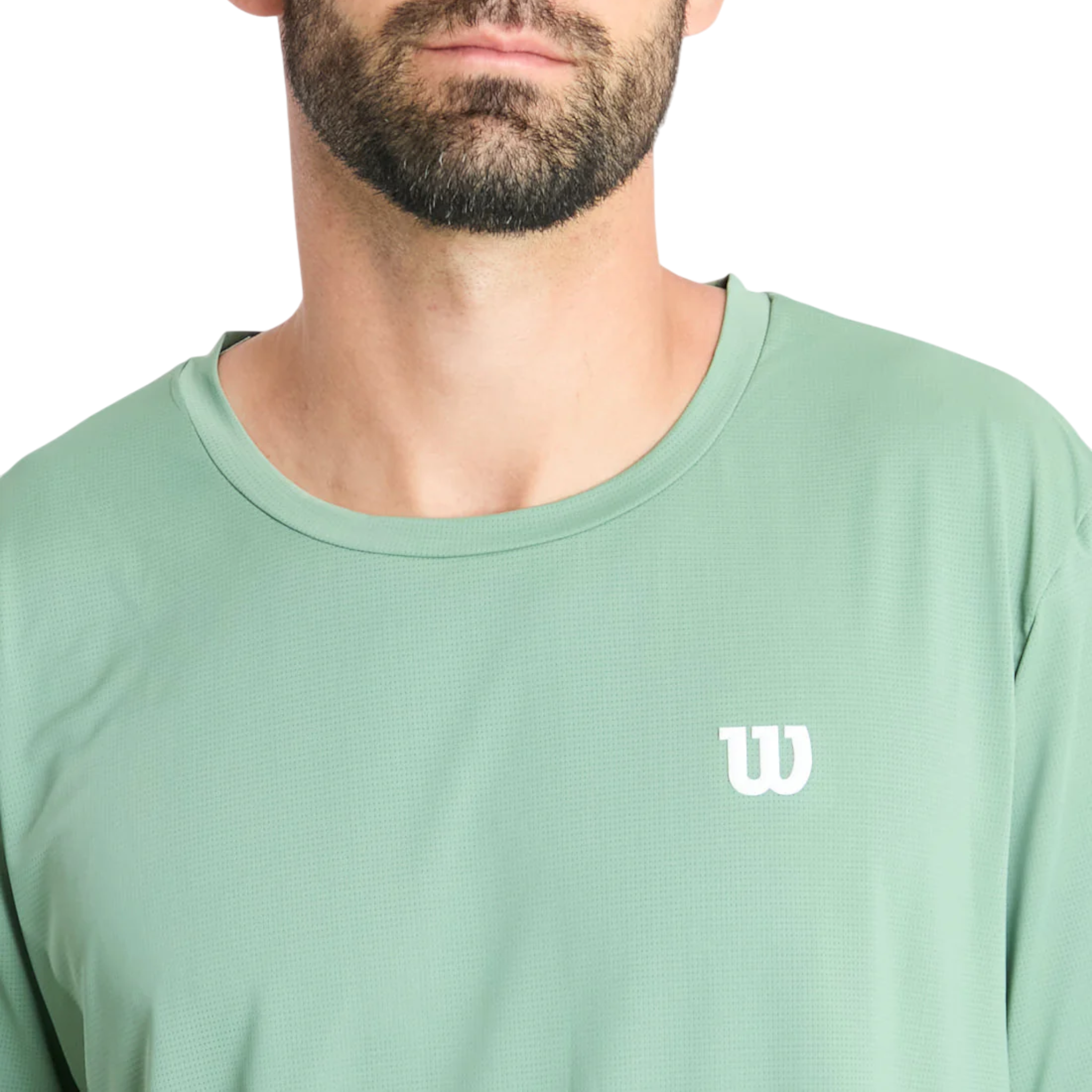 Polera Hombre Deportiva Wilson Verde L