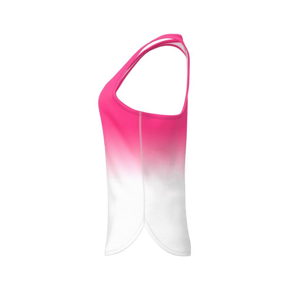 Polera Mujer Bidi Badu Crew Gradiant Tank Pink White Talla M