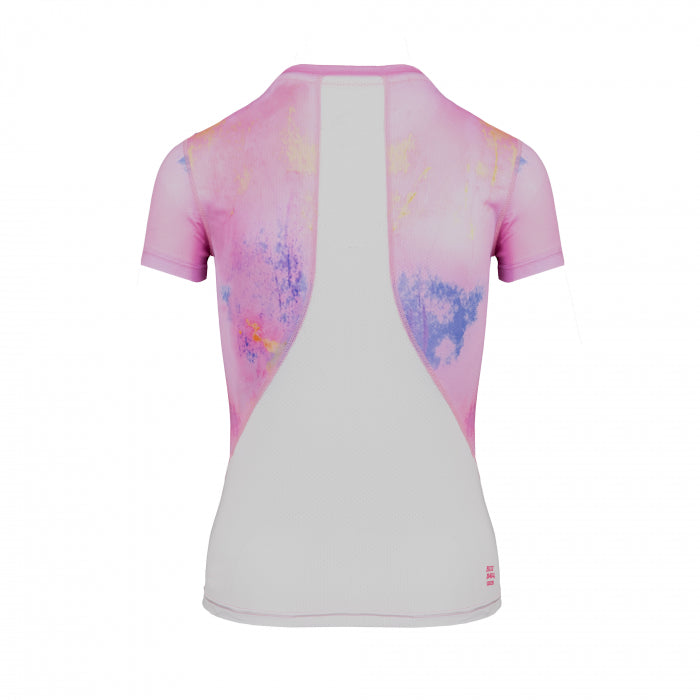 Polera Mujer Bidi Badu Eve Tech Roundneck Rose White Talla M