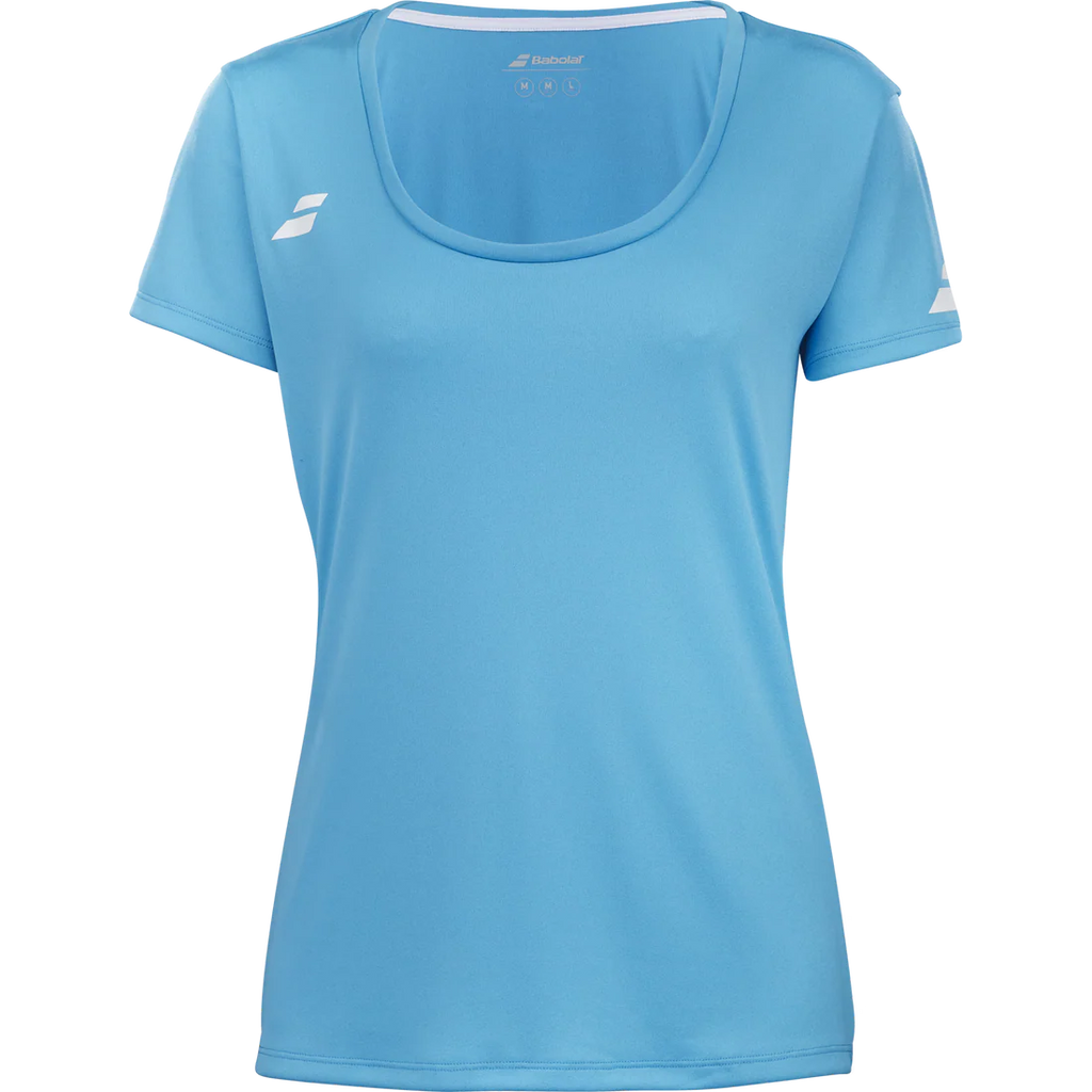 Polera Mujer Deportiva Babolat Play Cap Sleeve Top Cyan Blue M