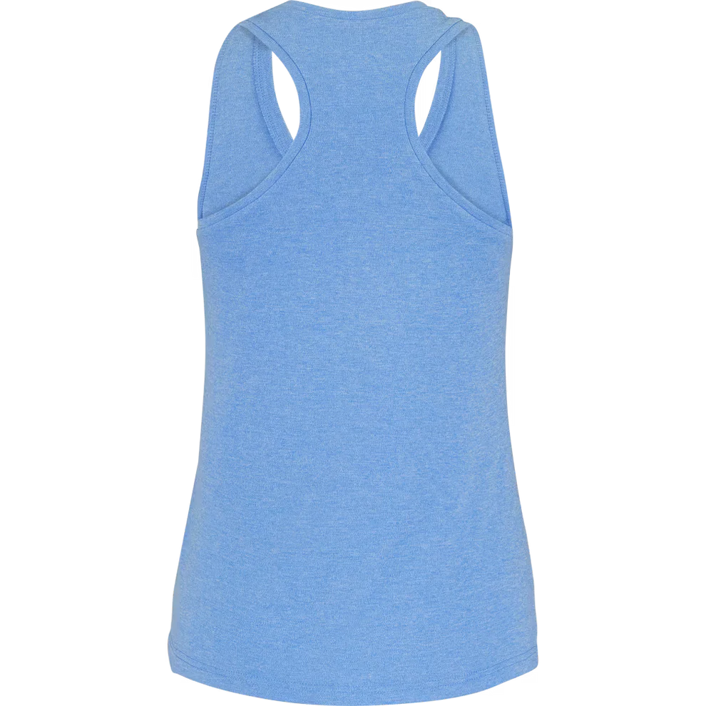 Polera Mujer Deportiva Babolat Play Tank Top White Blithe Blue M