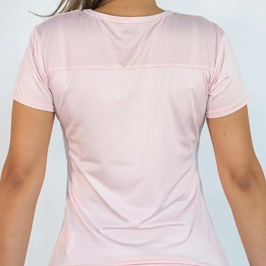 Polera Mujer Deportiva Wilson Rosada T Shirt L