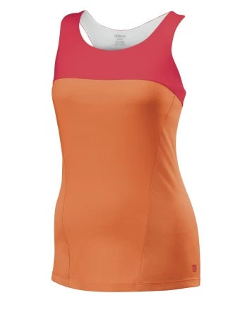 Polera Mujer Deportiva Wilson Solana Racerback Tank Coral Cherry M