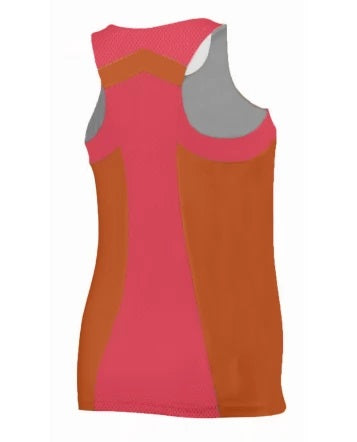 Polera Mujer Deportiva Wilson Solana Racerback Tank Coral Cherry M