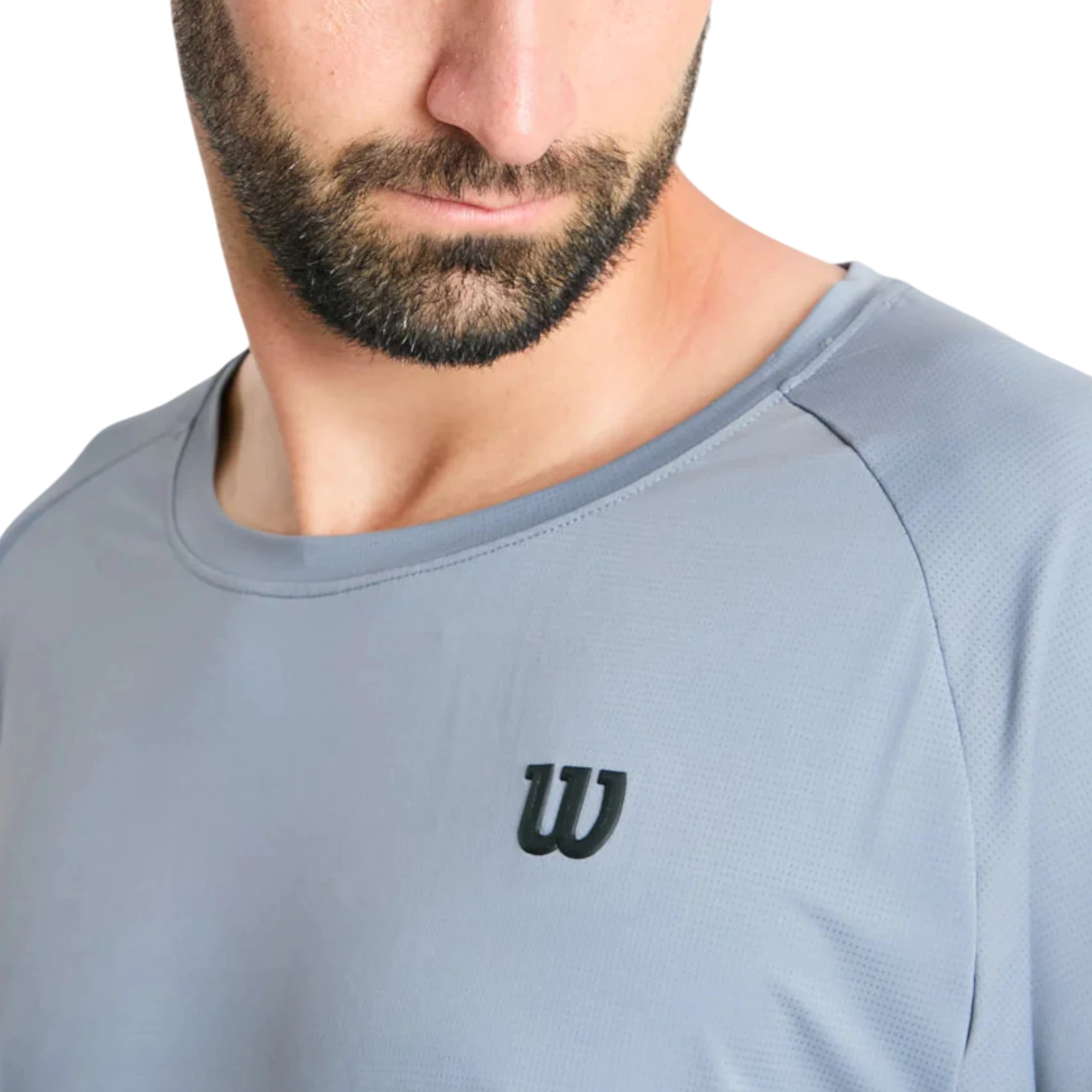 Polera Hombre Deportiva Wilson Gris L