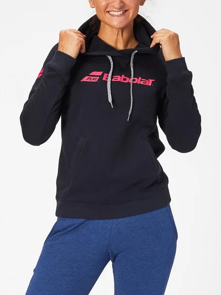 Poleron Mujer Babolat Exercise Hood Sweat Woman Black M