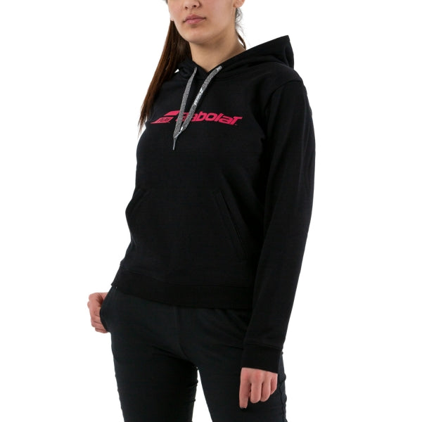 Poleron Mujer Babolat Exercise Hood Sweat Woman Black M