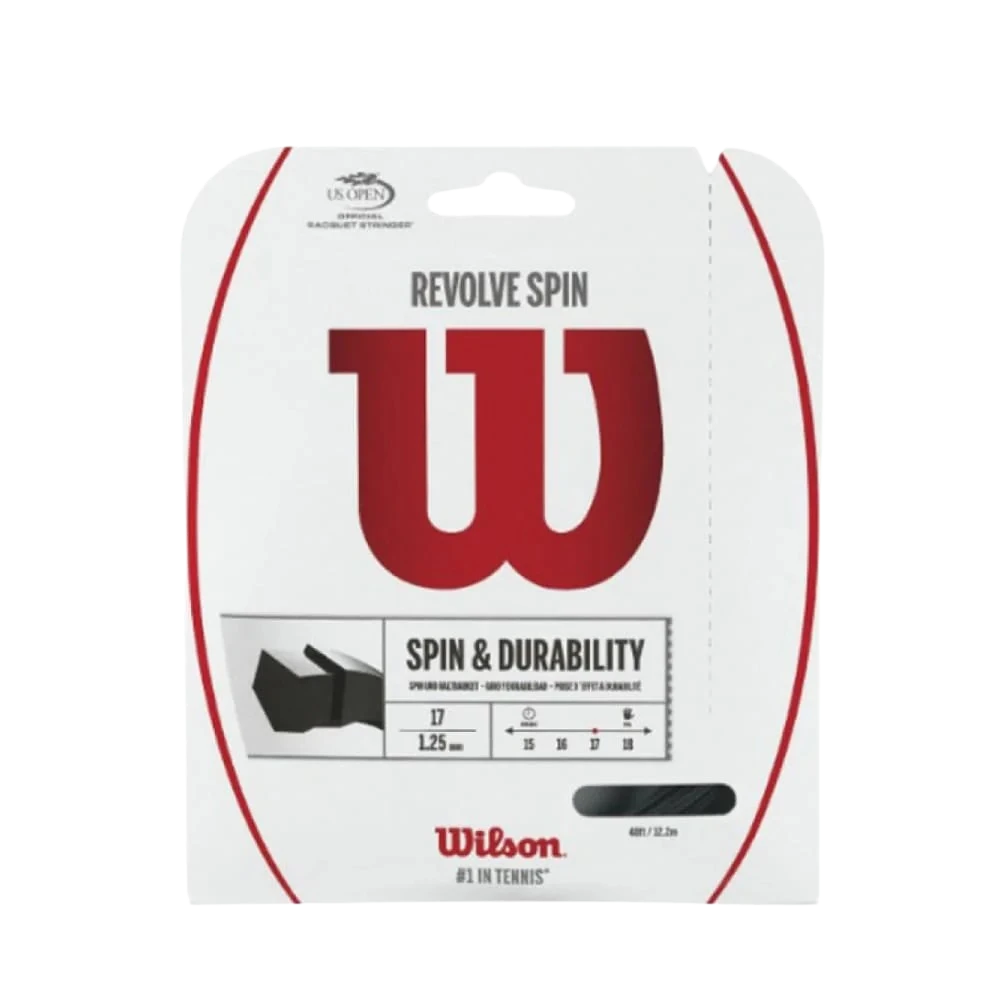 Set Cuerda de Tenis Wilson Revolve Spin 1.25mm