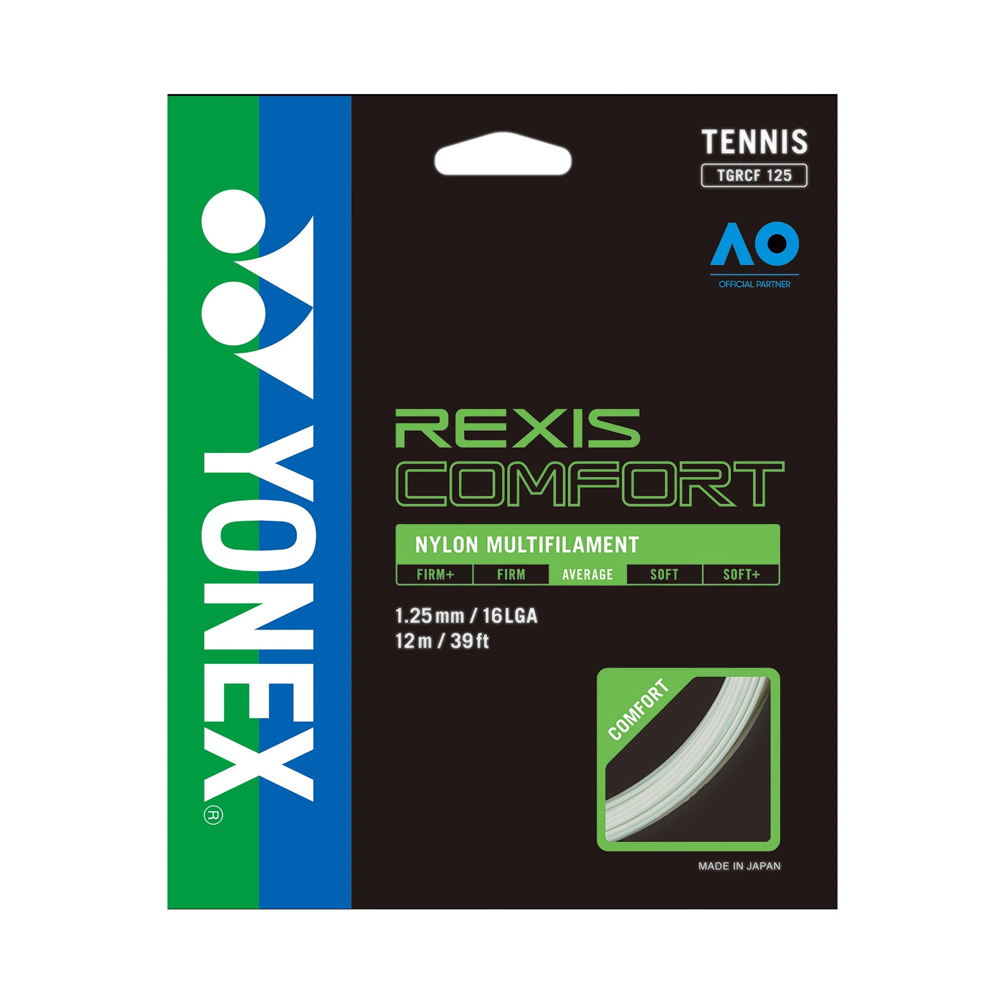 Set Cuerda de Tenis Yonex Rexis Comfort 1.25mm