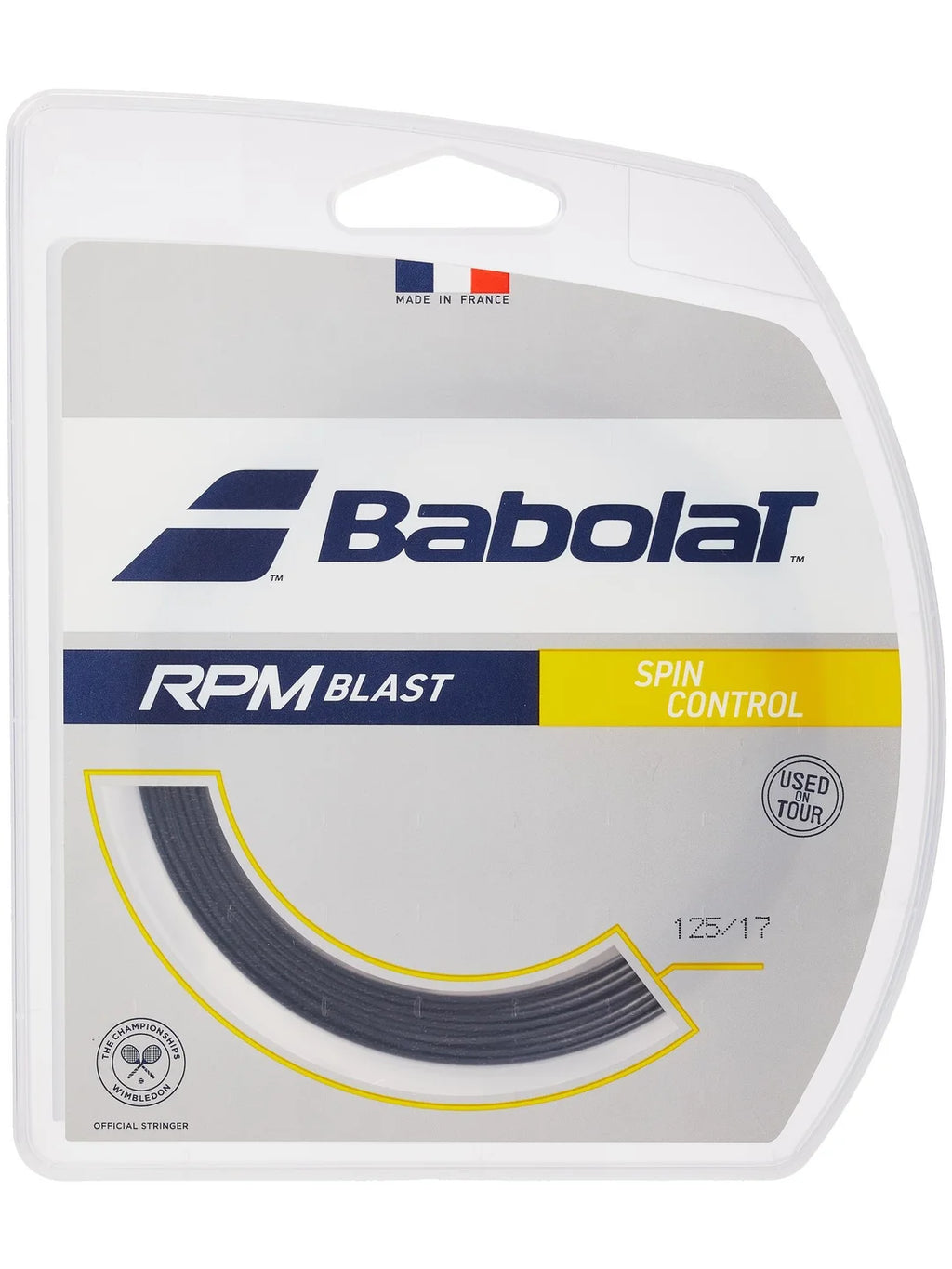 Set Cuerda de Tenis Babolat Rpm Blast Gris 1.25mm