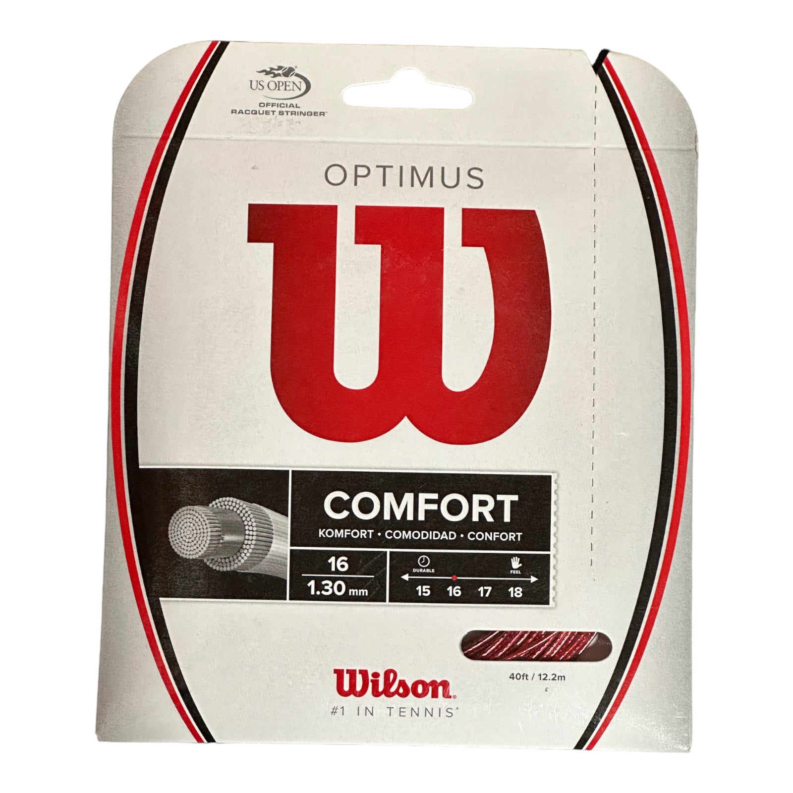 Set Cuerda de Tenis Wilson Optimus Red 1.30mm