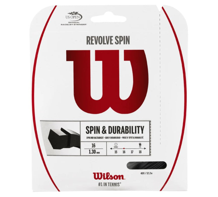 Set Cuerda de Tenis Wilson Revolve Spin 1.30mm