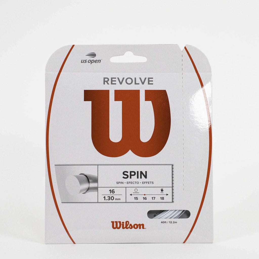Set Cuerda de Tenis Wilson Revolve White 1.30mm