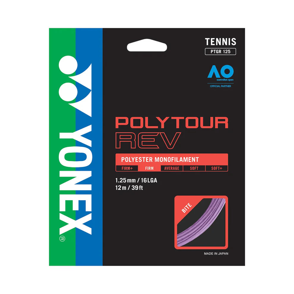 Set Cuerda de Tenis Yonex Polytour Rev Purple 1.25mm
