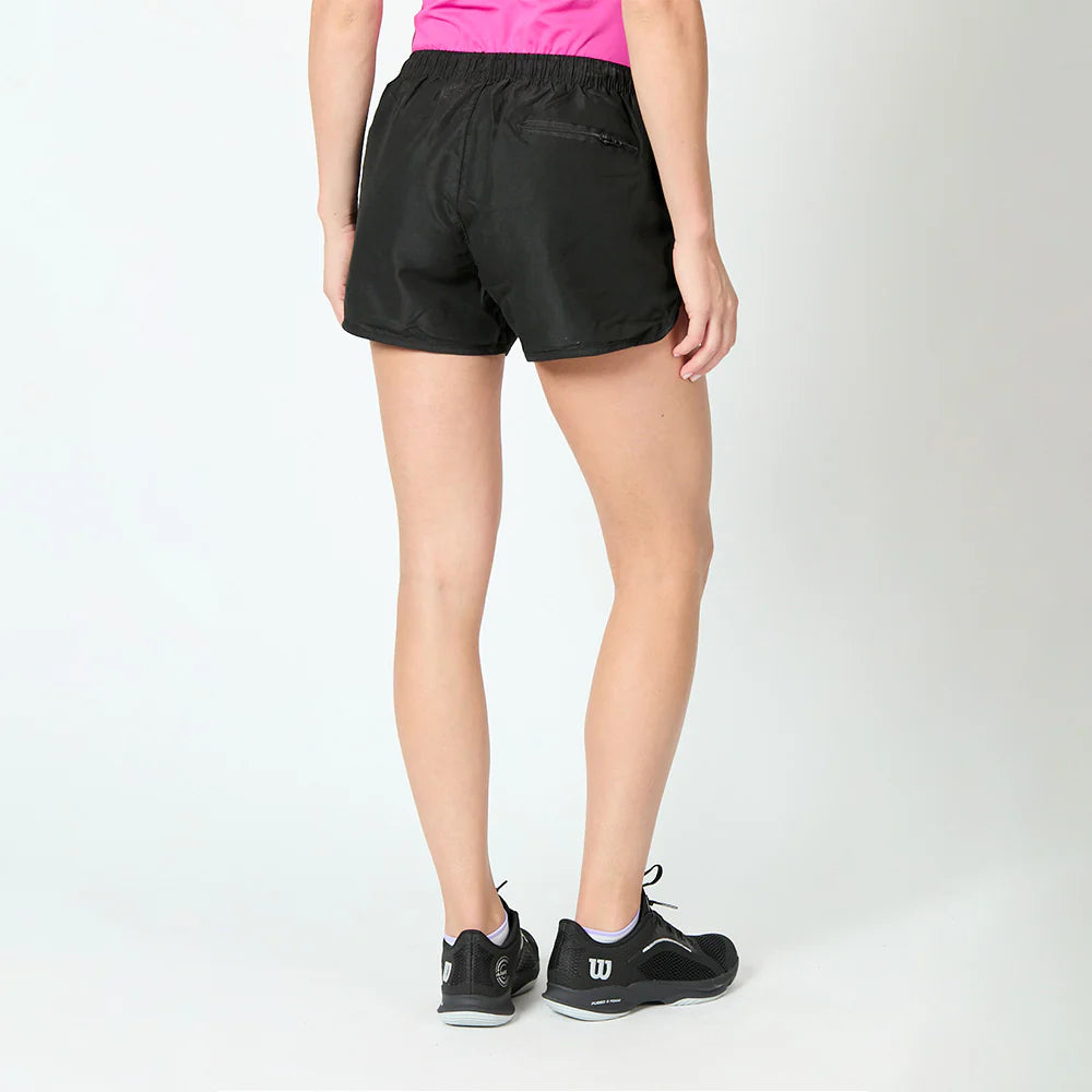 Short Deportivo Mujer Wilson Microfibra Negro Talla M