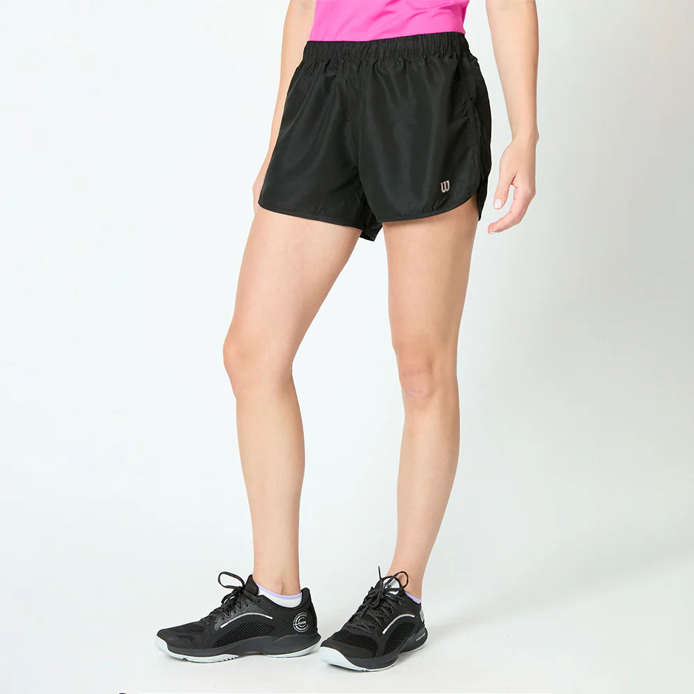 Short Deportivo Mujer Wilson Microfibra Negro Talla M