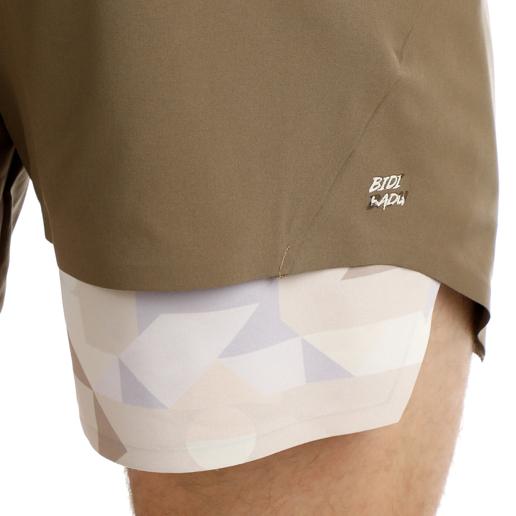 Short Hombre Bidi Badu Paris 2025 7in Shorts Men-Brown Talla M