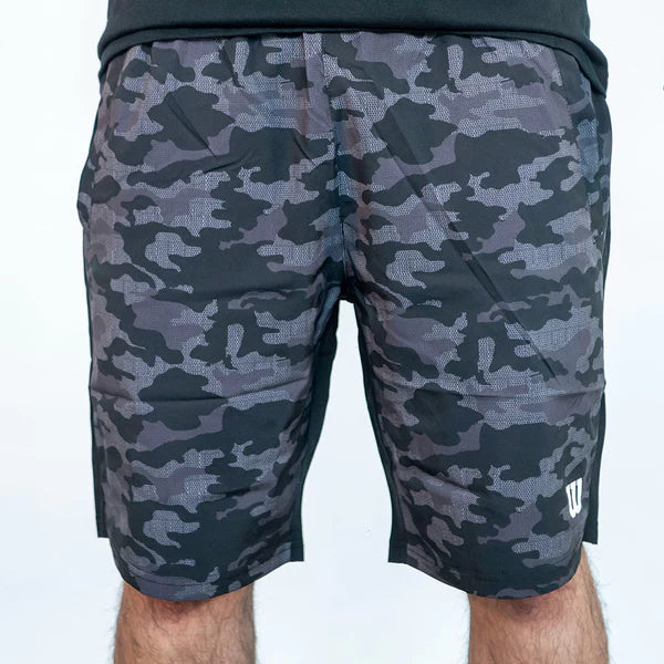Short Hombre Deportivo Wilson Flex Negro Camuflaje Talla M