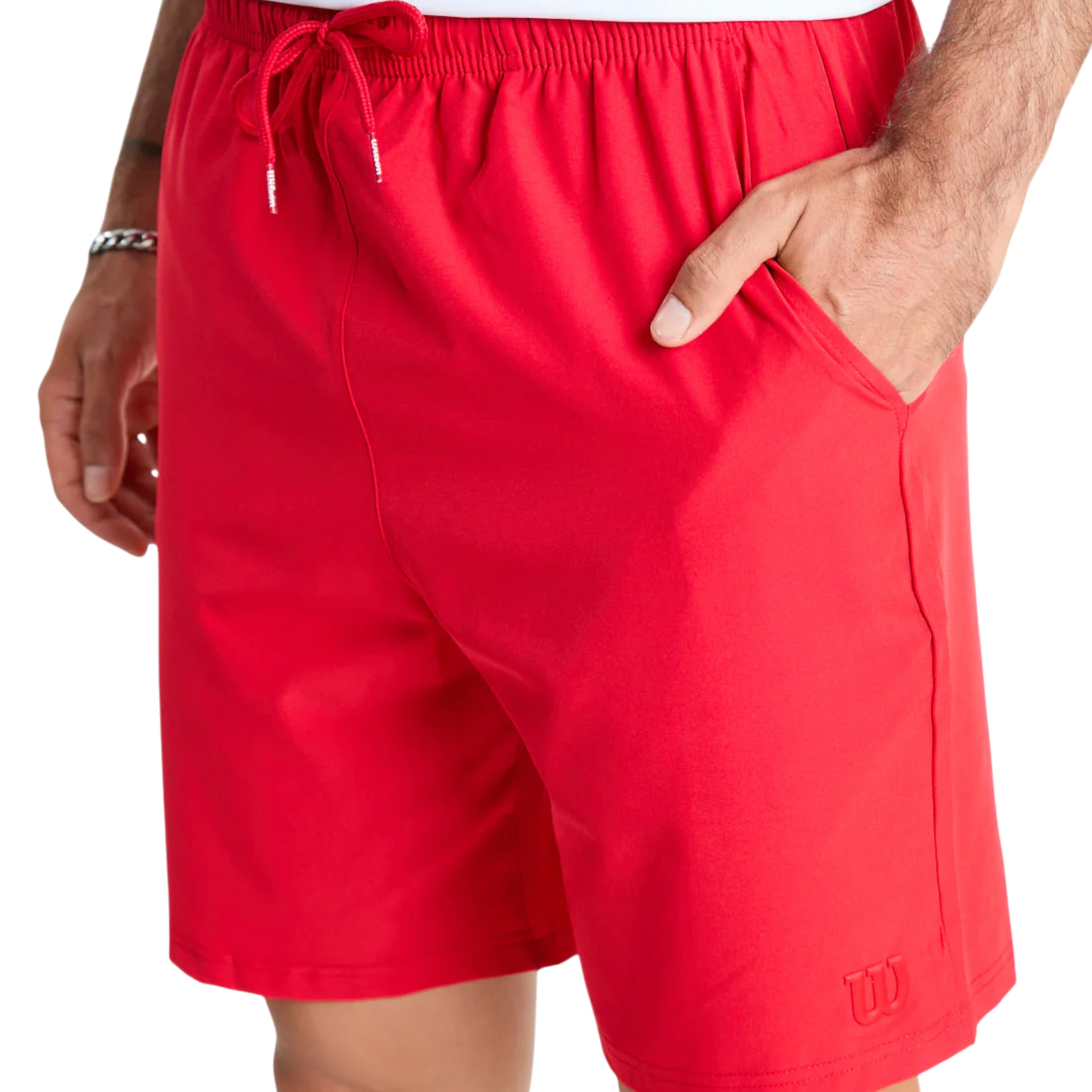 Short Hombre Deportivo Wilson Flex Rojo Talla L
