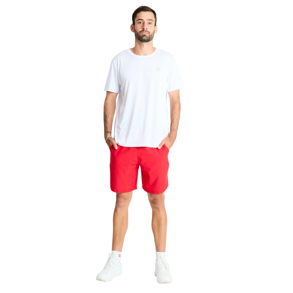 Short Hombre Deportivo Wilson Flex Rojo Talla L