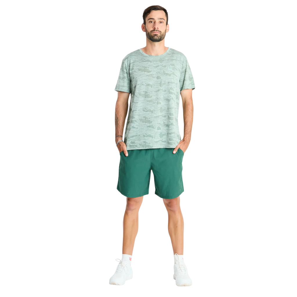 Short Hombre Deportivo Wilson Flex Verde Talla L