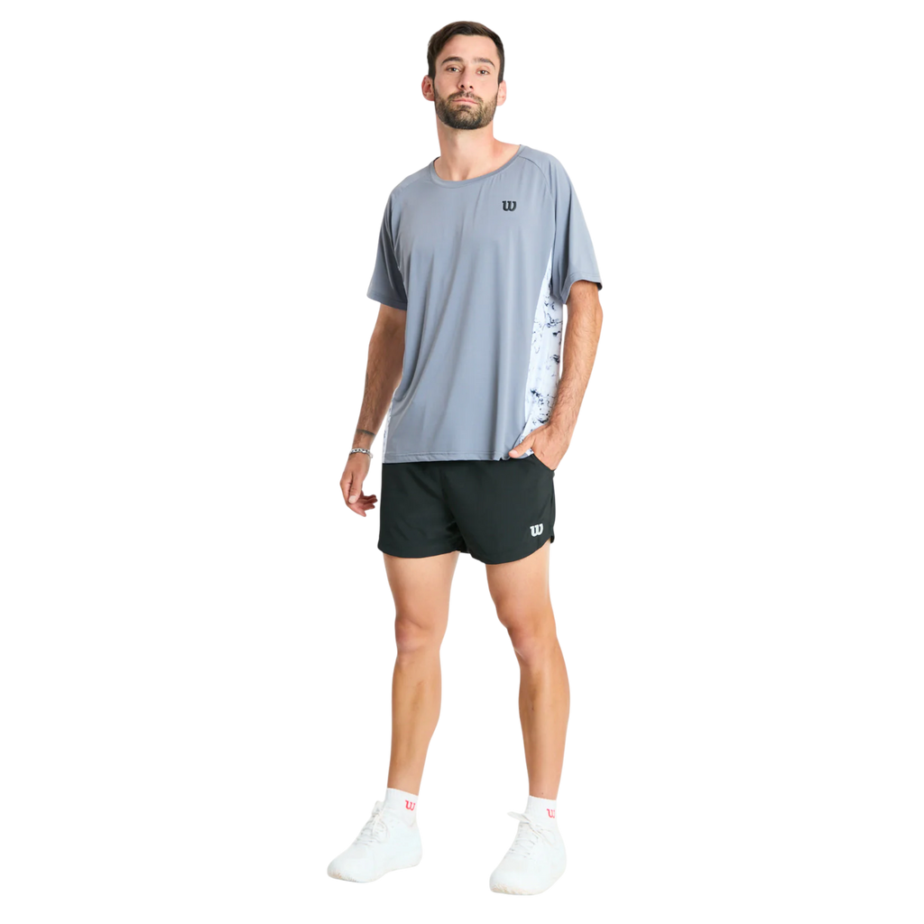 Short Hombre Deportivo Wilson Negro Corto Talla L