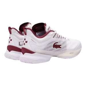 Zapatillas de Tenis Lacoste AG-LT23 Ultra 2231 White Burgundy 9 US - Imagen 3